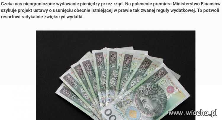 Pisowi skończyły się pieniądze na kupowanie głosów