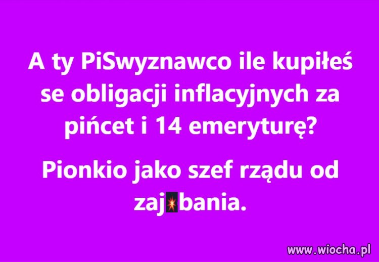 Z cyklu ''pytanie dnia''.