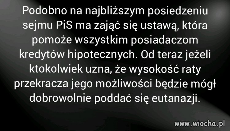 PiS i jego pomoc.