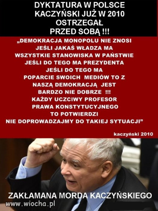 Zawsze klamali, jedno mowili a robili odwrotnie!