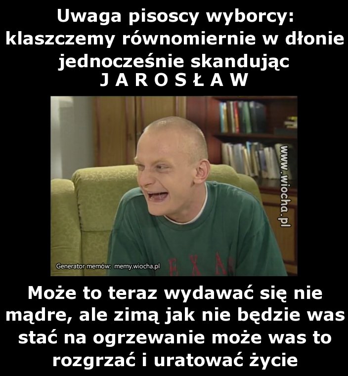 Uwaga pisoscy wyborcy: