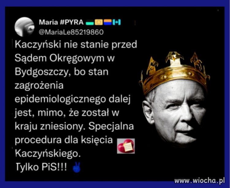 Jak trzeba zrobić wybory, to pandemii nie ma, mimo że jest.