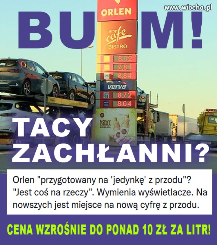Ich wyznawcy nie maja aut i cieszą się, że posiadacze aut będą więcej płacić 