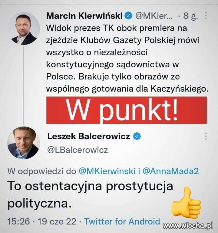 Oni nawet nie stwarzają pozorów niezależności. 