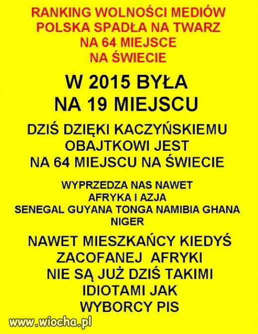 Taki rezultat rePiSacji mediów w Polsce...