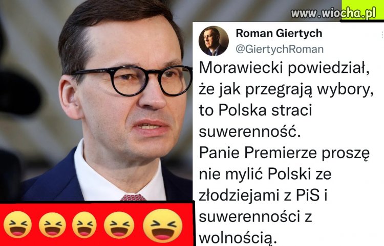 Jak przegrają wybory to mają wolną drogę za kraty