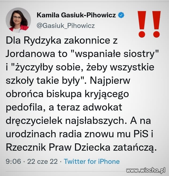 A na urodzinach radia znowu mu PiS 