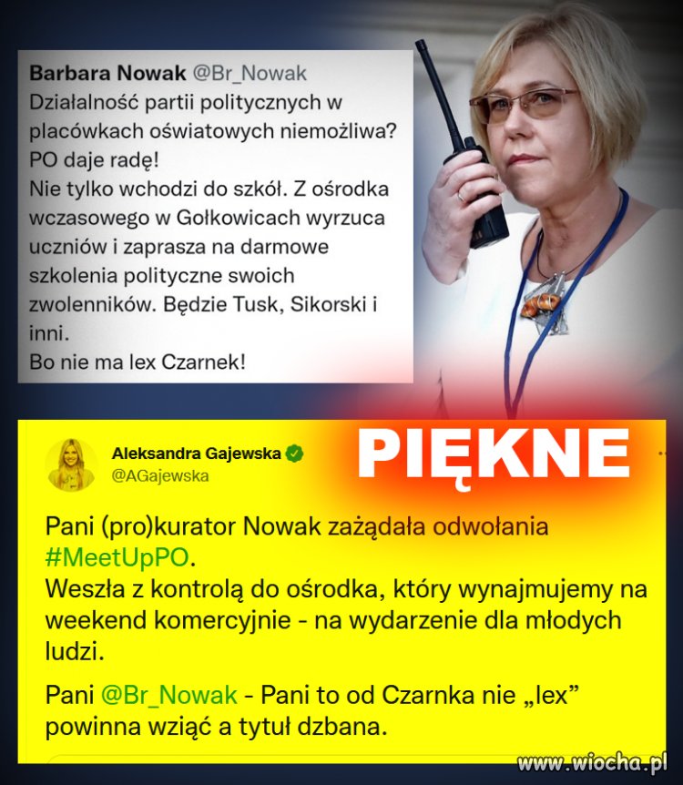 Piękne zaoranie (pro)kurator Nowak