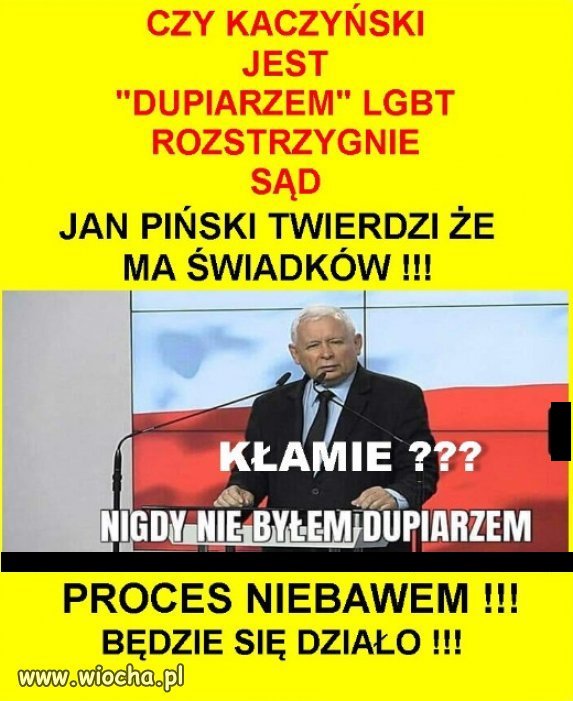 Oj będzie się działo...cysorz nie może być gejem!