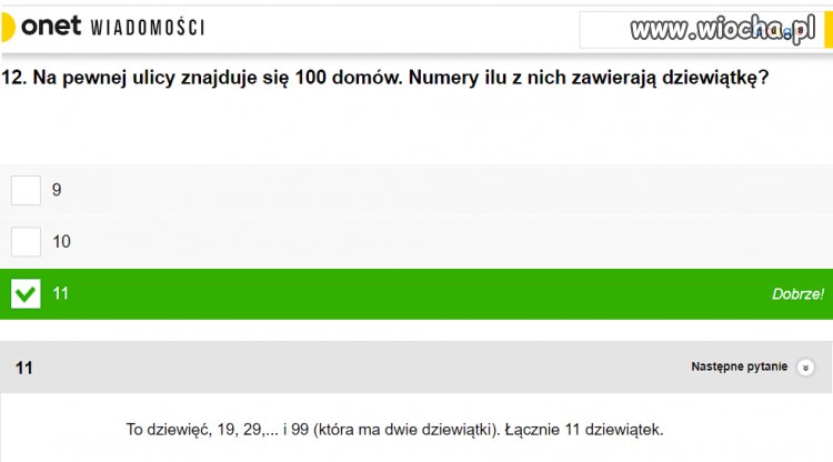 Quiz Onetu z matematyką na bakier