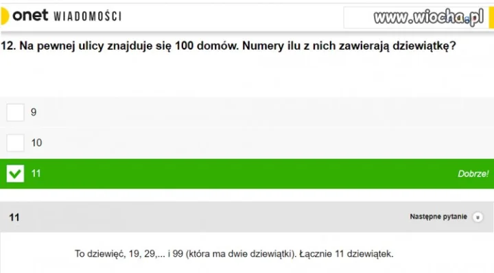Quiz Onetu z matematyką na bakier