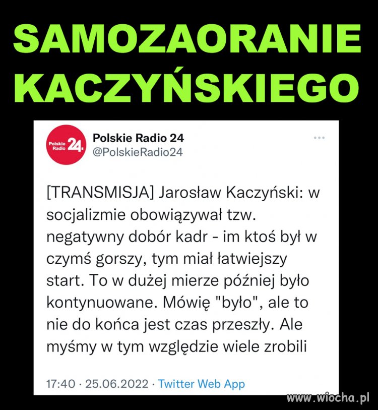 Oni tak kopiują PRL, że już sami nie widzą różnic