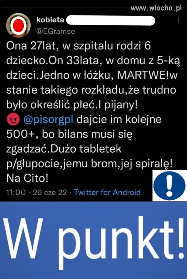 Demoralizujące efekty kupowania głosów, a dzietność mniejsza, niż przed ''programem''...