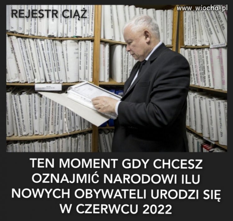 Udostępniajcie woca na tle jego tajnego archiwum. 