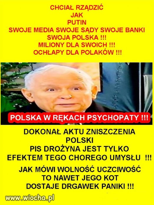 Rezultat 7 lat rzadow psychopaty i jego mafii, wszyscy widza!