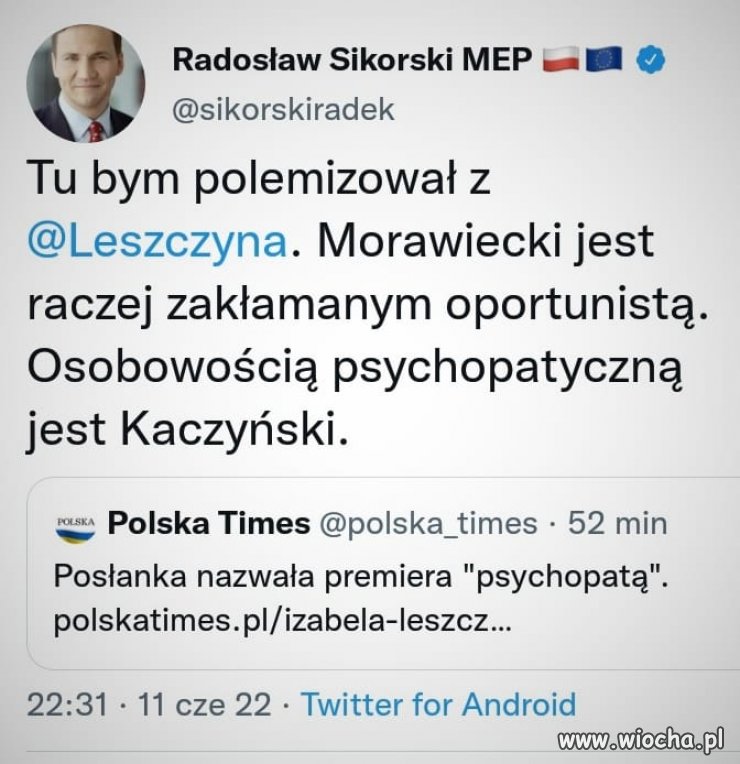 Nie ma o co się spierać ...jeden wart drugiego ...Morawiecki -Kaczyński...