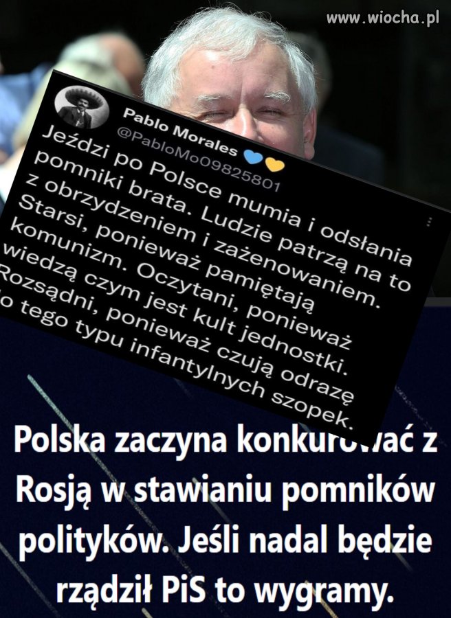 Jeździ mumia z pomnikami...