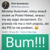 Kościński ''zna'' się na wszystkim 