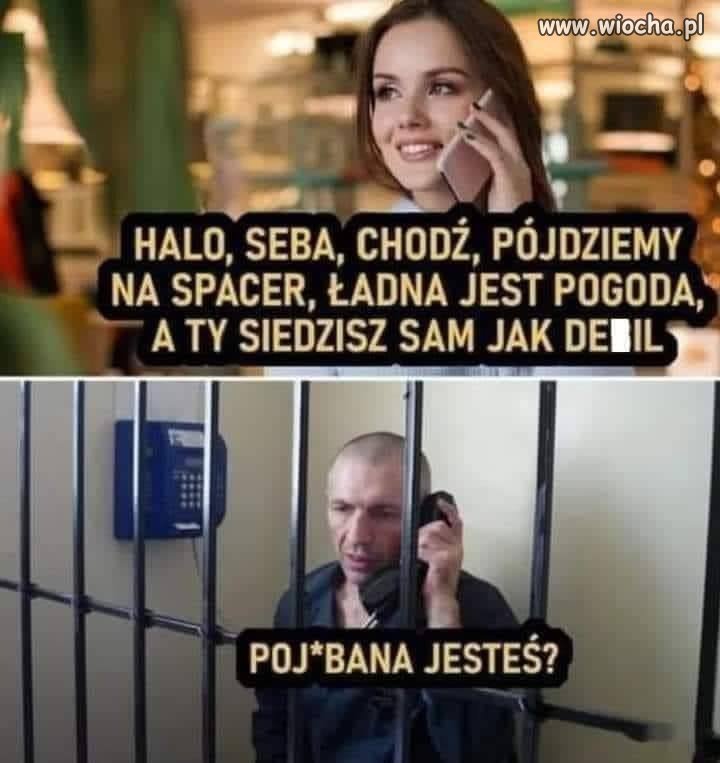 Nie chce Seba pójść na spacer 