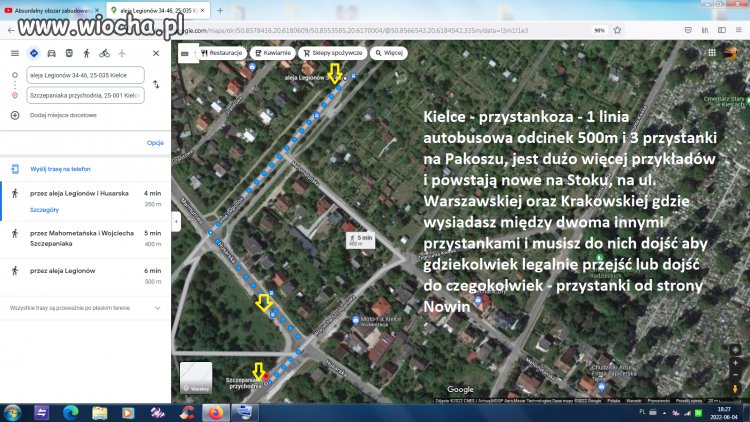 Przystankoza w Kielcach