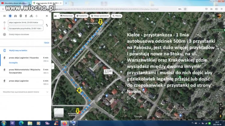 Przystankoza w Kielcach