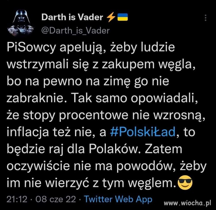 PiS apeluje, żeby nie kupować teraz węgla 