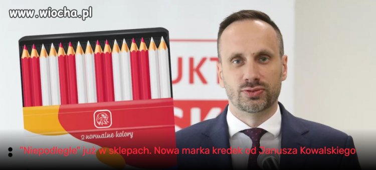 "Niepodległe" to zestaw 16 kredek wolnych od lewackiej ideologii LGBT i gender.