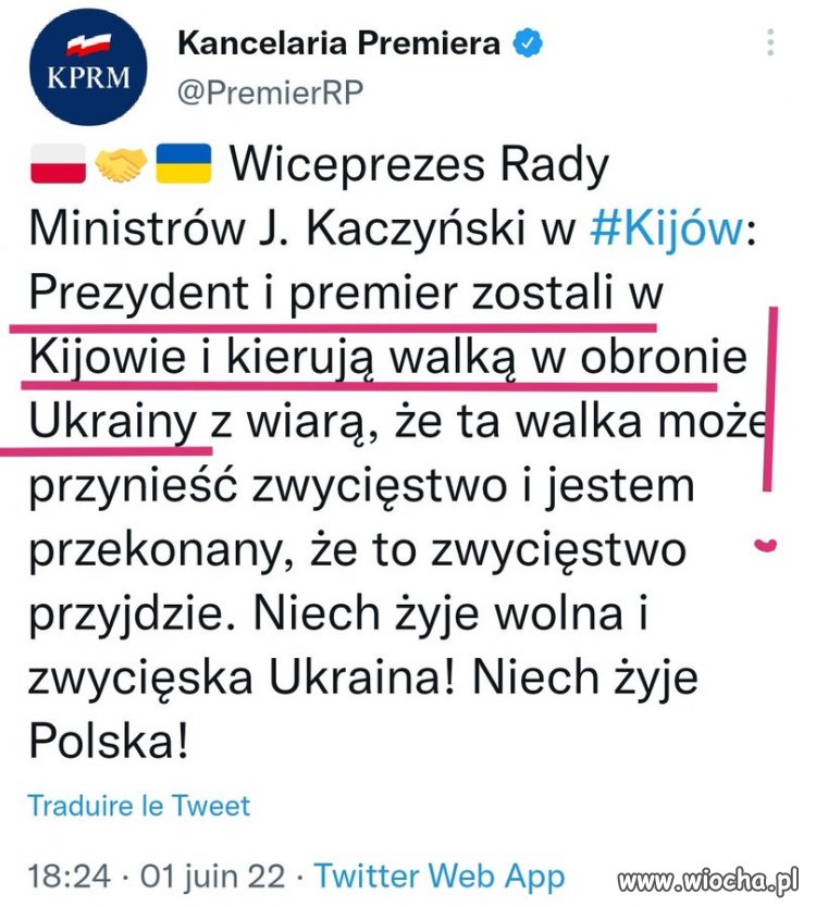 Nie wiem co wy tam bierzecie Kaczyński, ale to musi być nielegalne.