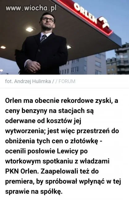 Przeciez premier wie 