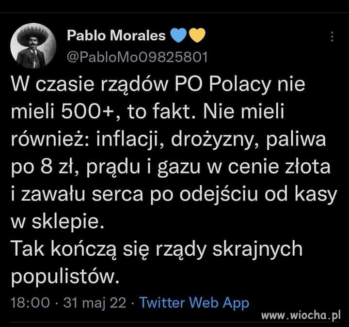 W czasie rządów PO ...