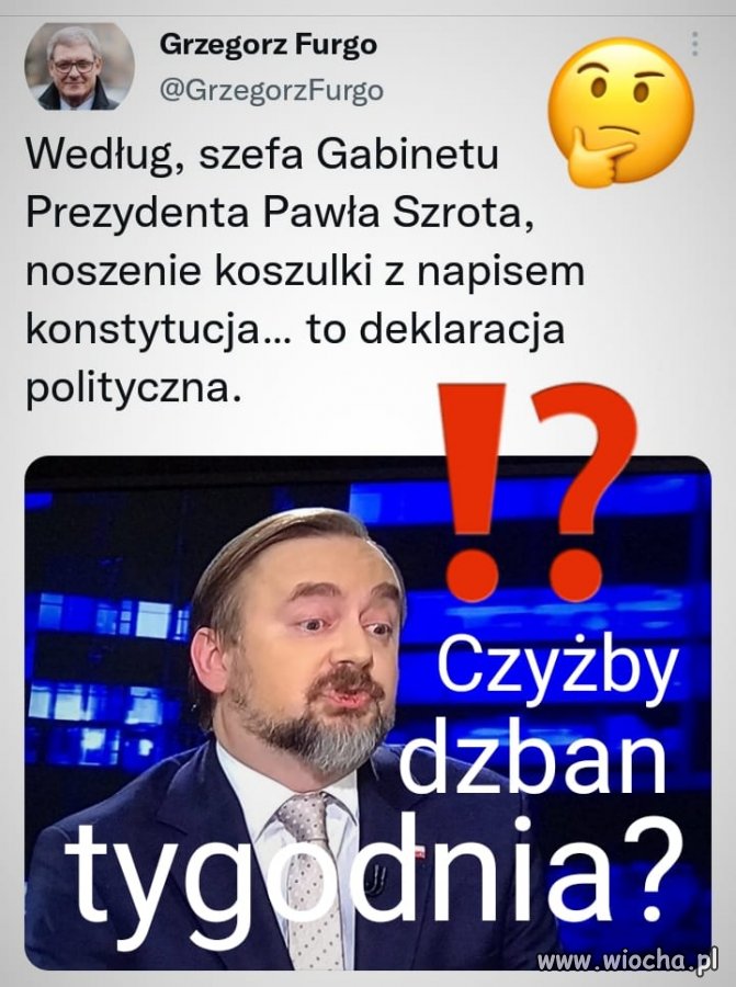 Jak od ''dudy'' to i on ''duda''