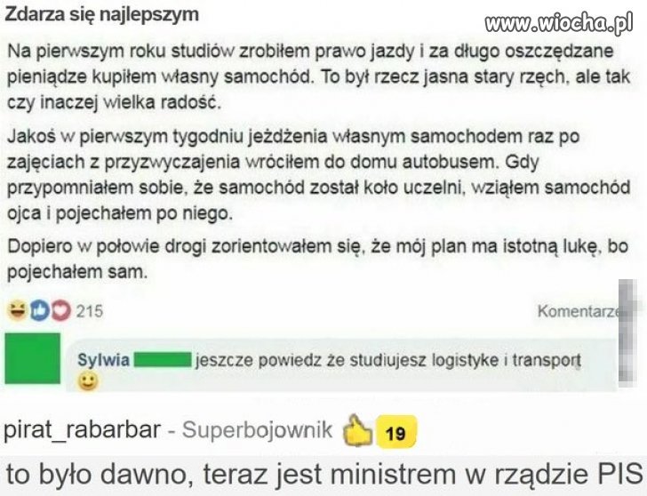 To było dawno temu