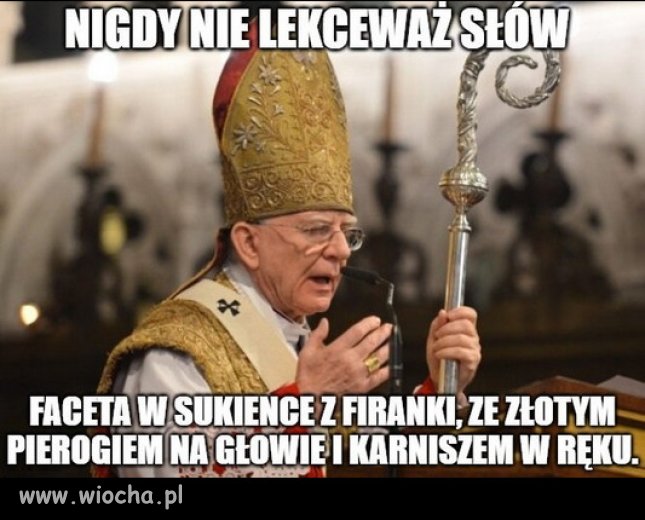Powołującego się na słowa kolegi sprzed 2000 lat