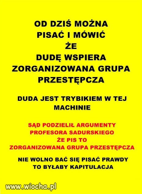 To jedna klika, inaczej Jaro nie zrobił by durnia prezydentem!