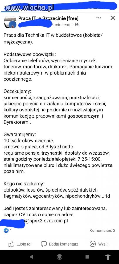 Praca w budżetówce