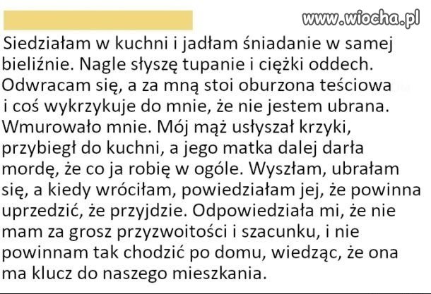 Z teściową w roli głównej