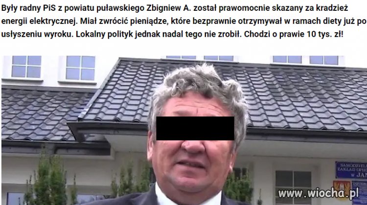 Bo jemu ten prąd się po prostu należał