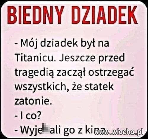 Dziadek był na Titanicu