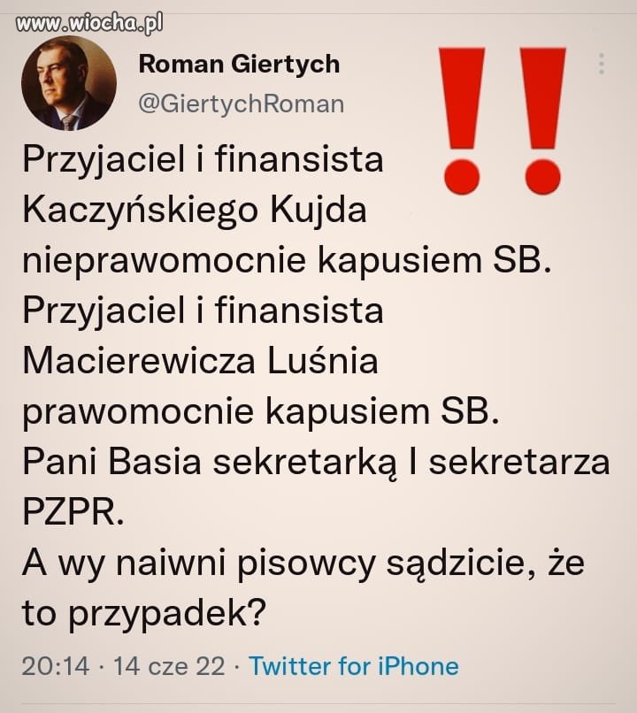 To ta słynna dekomunizacja wg PiSu. 