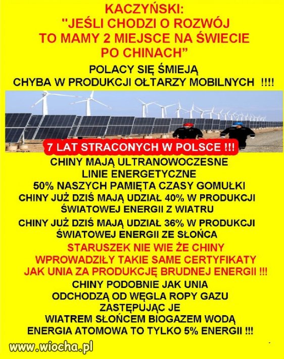 Pinokio zaczol pisac przemowy, senilnego prezesa?