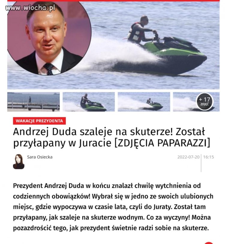 Gdy wy bidoki martwicie się cenami wachy, brakiem 