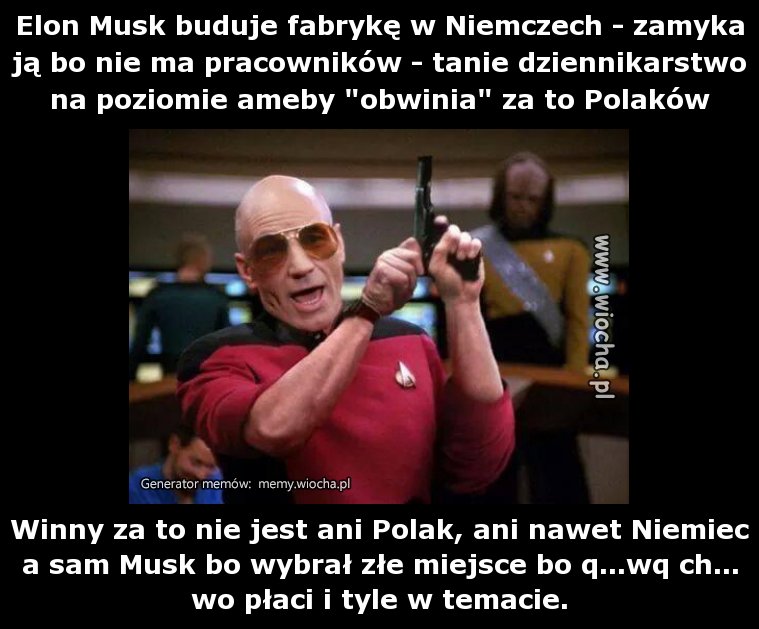 Elon Musk buduje fabrykę w Niemczech - zamyka ją