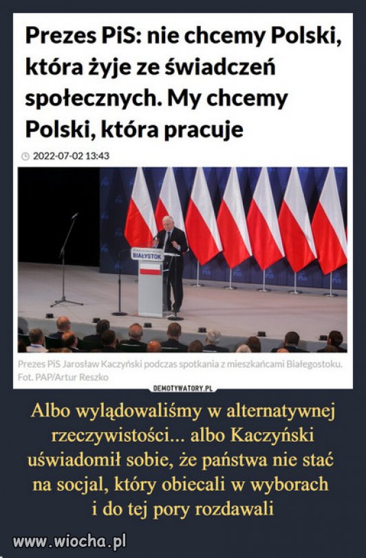 Dzieki kupowaniu poparcia, oplaca sie nie pracowac...