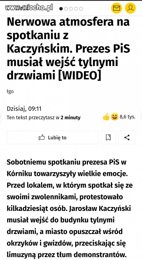 Coś Kaczora ludzie nie kochają 