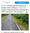 Drzewo się obaliło na drogę