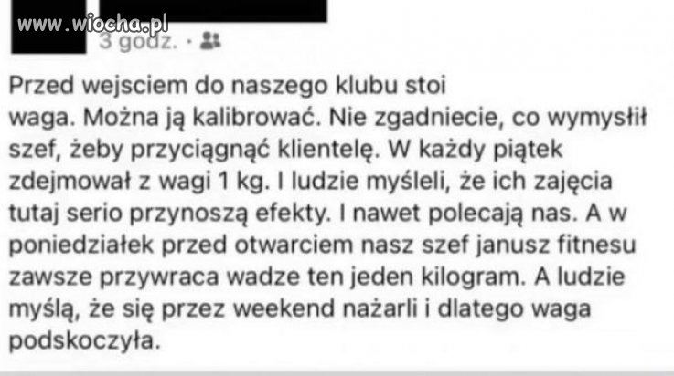 Janusz fitnesu