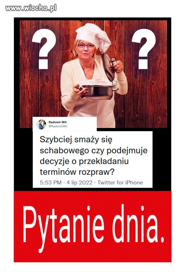 Pytanie dnia.
