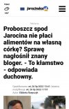 Kłamstwo, że nie płaci, czy kłamstwo, że ma córę?