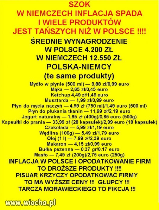 Im bardziej PiS walczy z inflacja...drukujac puste pieniadze...