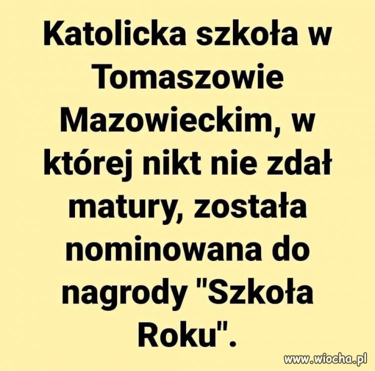Pewnie głosujący jeszcze o tym niewiedza ale wygrała